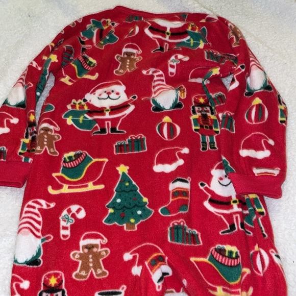The Children’s place fleece Christmas footie pajamas, size 18-24 months - Picture 5 of 5
